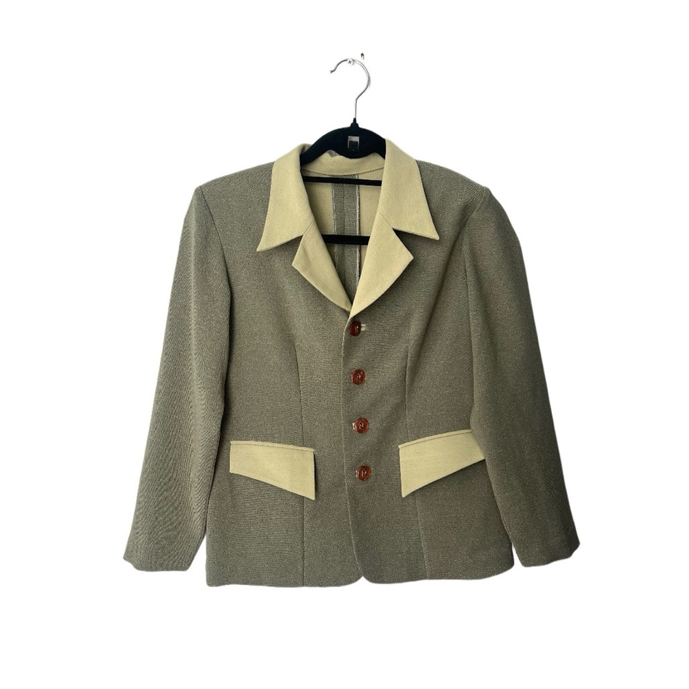 70's style light green blazer